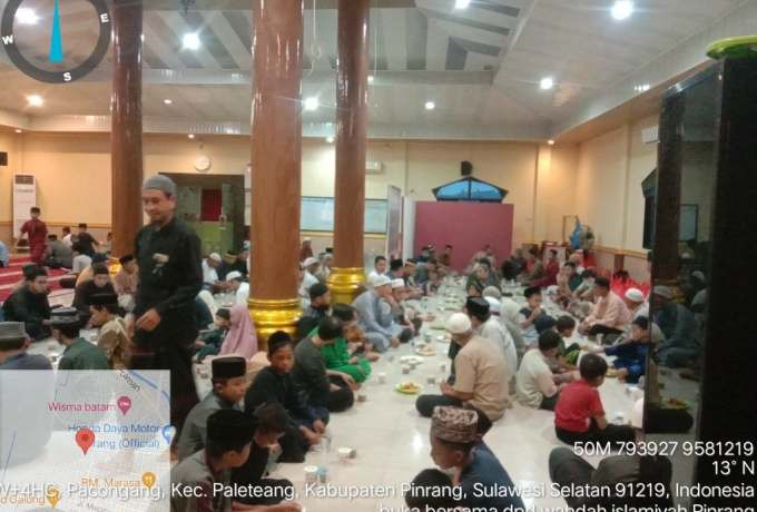 Indahnya Berbagi di Bulan Suci: Buka Puasa Bersama DPD Wahdah Islamiyah Pinrang Berjalan Sukses