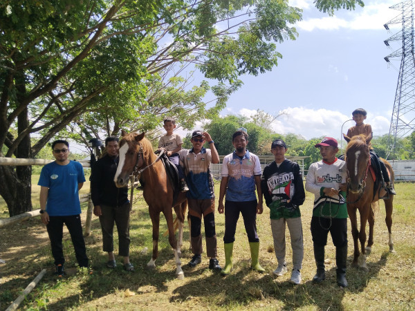 Depkes-OR Wahdah Islamiyah Gowa Gelar Proker Berkuda Promosikan Gaya Hidup Sehat