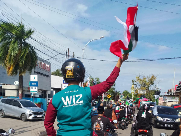 Suarakan Kebebasan Palestina, Wahdah Islamiyah Sinjai Ikut Serta dalam Global Peace Convoy