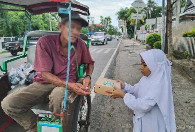 300 Kotak Iftar Dibagikan, RA Qurrata A’yun Sinjai Hadirkan Ramadhan yang Lebih Bermakna