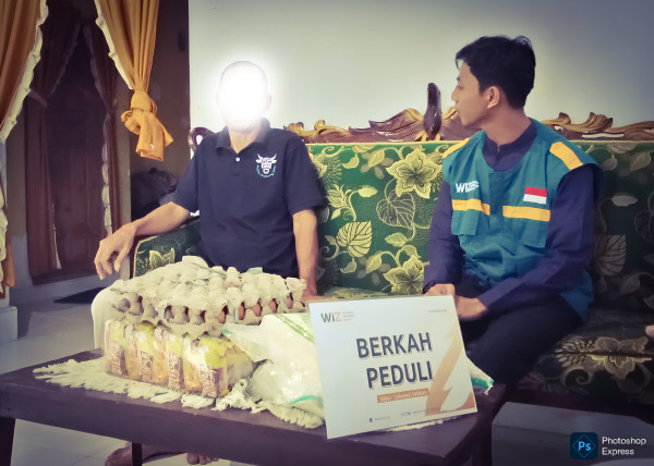 Dibalik Ujian Hidup, Ada Dakwah yang Terus Hidup: WIZ Sinjai Bantu Ayah Seorang Dai