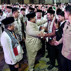 Ustaz Zaitun Rasmin Hadiri Penutupan Munas VI PKS Bersama Presiden Prabowo